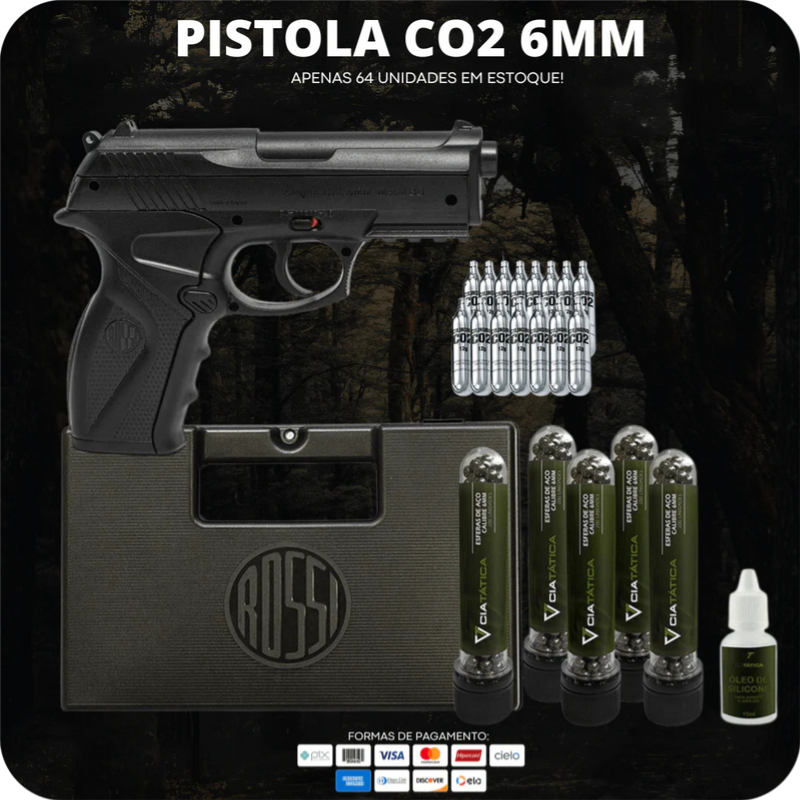 PISTOLA CO2 ROSSI - SUPER POTENTE