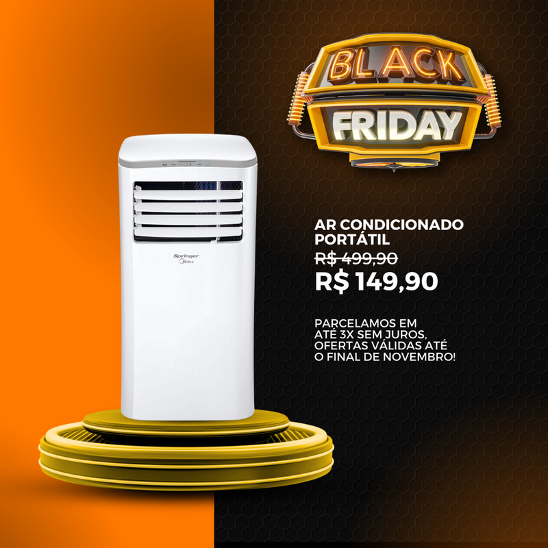 AR CONDICIONADO PORTÁTIL - MIDEA ®️ 12.000 BTUS