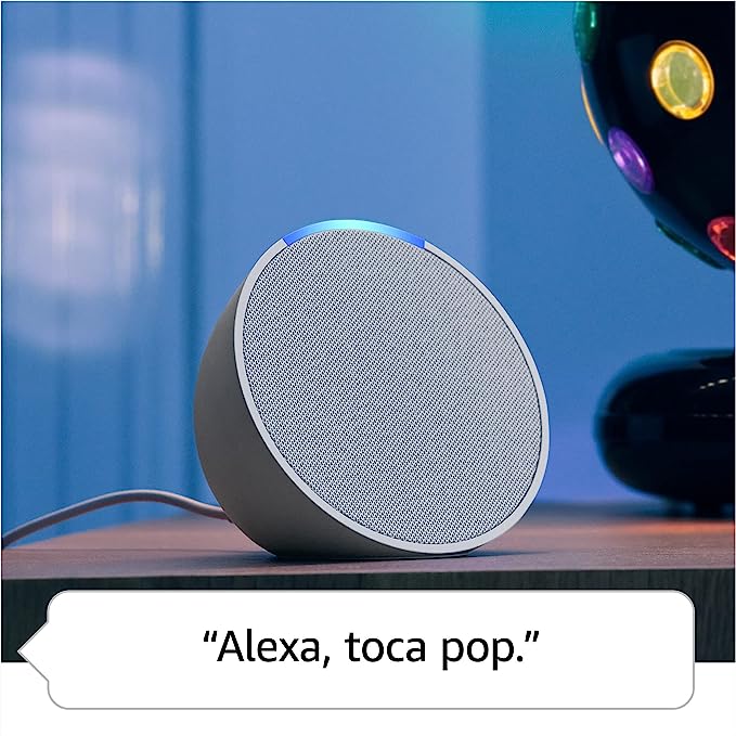 ECHO POP - ALEXA ÚLTIMA GERAÇÃO + LÂMPADA INTELIGENTE