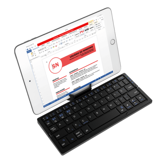 TECLADO BLUETOOTH PARA CELULAR OU TABLET